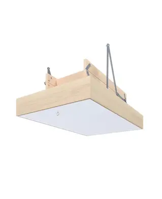 Горищні сходи Bukwood ECO MINI дерев'яні 4-секційні Н280см 90х80 см