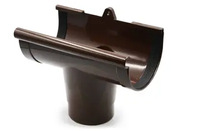 Воронка желоба RainWay система 130/100 RAL 8017 Шоколадно-коричневый