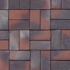 Клинкерная брусчатка ABC Danzig dunkerlot anthrazit 200x100x52мм