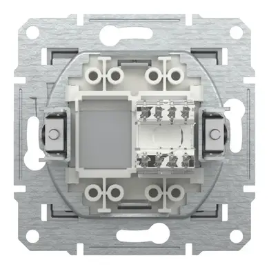 Розетка Schneider Electric комп. RJ-45 кат.6 UTP внутр. "ASFORA алюминий (C3) 