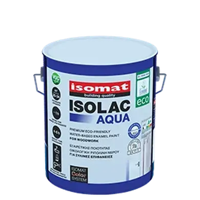 Водоэмульсионная краска для древесины Isomat ISOLAC-AQUA ECO SATIN 2,16 л, Base D