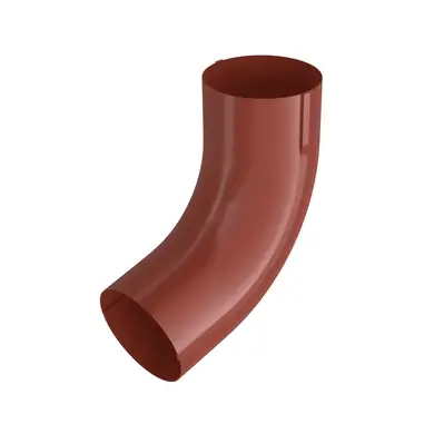 Коліно / Злив 72° BRYZA BRYZA STAL система 125/90 Цегляний (RAL 8004)