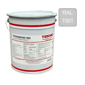 Фарба для дорожньої розмітки TEKNO Teknobond 960 25 кг, Сіра (RAL 7001)