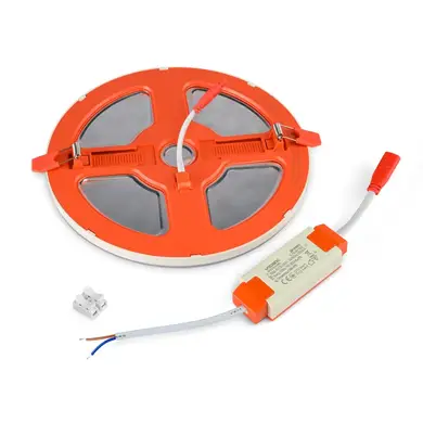 LED світильник Videx вбудований з декоративною підсвіткою DL4R 18W+6W 5000K+2700K 220V (VL-DL4R-1852)