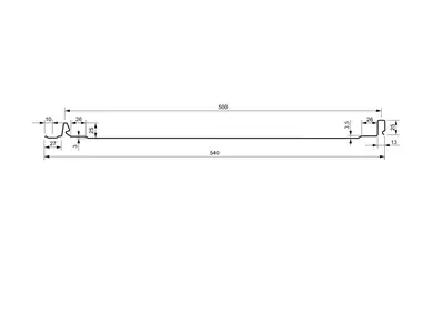 Клікфальц Tilе "Класика" матполіестер U.S.Steel 0.45 mm RAL 6005 Зелений
