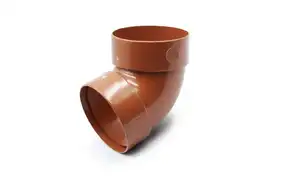 Отвод двумуфтовый RainWay система 130/100 67° RAL 8004 Кирпичный