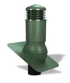 Вентиляционный выход утепленный для битумной черепицы Wirplast WiroVent STANDARD PLUS K81 Ø125/500 мм зелёный