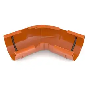 Угол внутренний регулируемый BRYZA система 125/90, 120°-145° Кирпичный RAL 6020 (62-356)