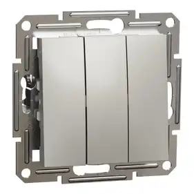 Выключатель Schneider Electric 3-кл. внутр. "ASFORA без рамки бронза (C3) 