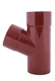 Тройник произвольный PROFIL система 130/100 RAL 3005 Красный