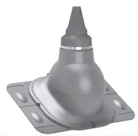 Насад под антенну Krono-Plast РAU универсальный для металлической кровли серый