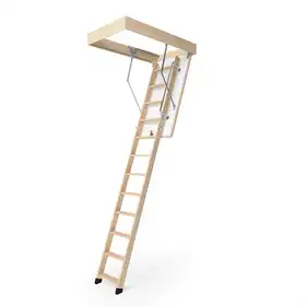 Горищні сходи Bukwood COMPACT Standard дерев'яні 3-секційні Н280см 120х80 см