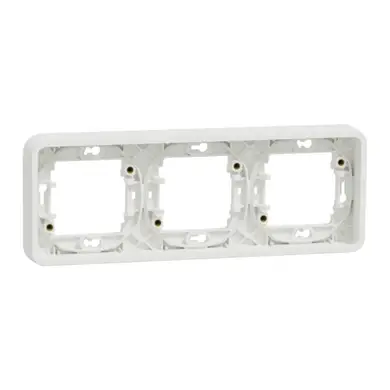 Рамка Schneider Electric 3-х кратна IP55 "MUREVA S" біла (C3) 