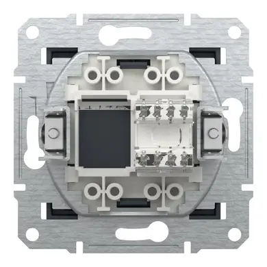 Розетка Schneider Electric комп. RJ-45 кат.6 UTP внутр. "ASFORA" без рамки антрацит (C3) 