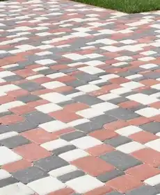 Тротуарна плитка Золотий Мандарин Старе місто 80 Червоний фаска комплект каменів