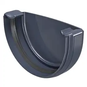 Заглушка ринви Regenau система 125/80 RAL 7024 Графітовий