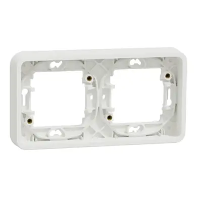 Рамка Schneider Electric 2-х кратная IP55 "MUREVA S" белая (C2) 