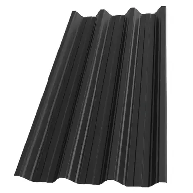 Профнастил Tilе НС-92 поліестер U.S.Steel 0.70 mm RAL 9005 Чорний