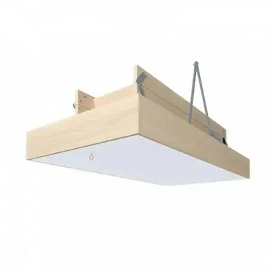 Горищні сходи Bukwood ECO+ Long дерев'яні 4-секційні Н340см 120х90 см