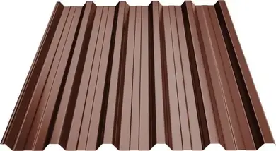 Профнастил GOOD ROOF НС-35 Поліестер Україна Zn100, 0,45 мм RAL 8017 Світло-коричневий