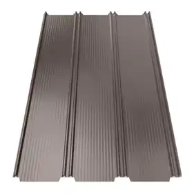 Кликфальц Tile "Фальц настил" полиэстер U.S.Steel 0.45 mm RAL 8019 Коричневый