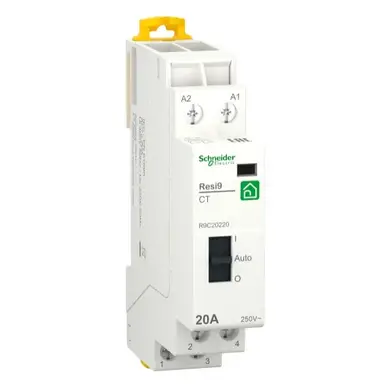 Контактор Schneider Electric 20 A  230V 2NO 1P+N RESI9 50Hz (C2) 