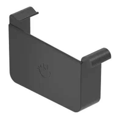 Заглушка ліва PVC Galeco BEZOKAPOWY система 125/70х80 RAL 7015 Графітовий
