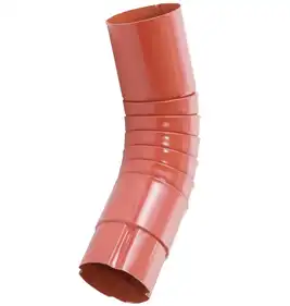 Коліно універсальне (гофроване) NOVATIK RONDA (150/100 мм) RAL 3011 Червоно-коричневий