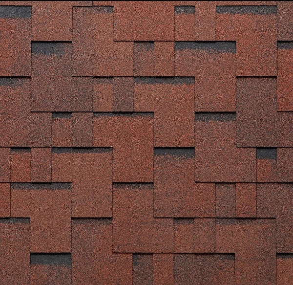 Битумная черепица Tegola Unica Gothik Tiziano Red