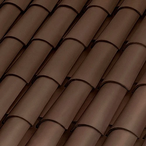 Керамическая черепица Tejas Borja Монах-монашка 51/21 Celler Brown
