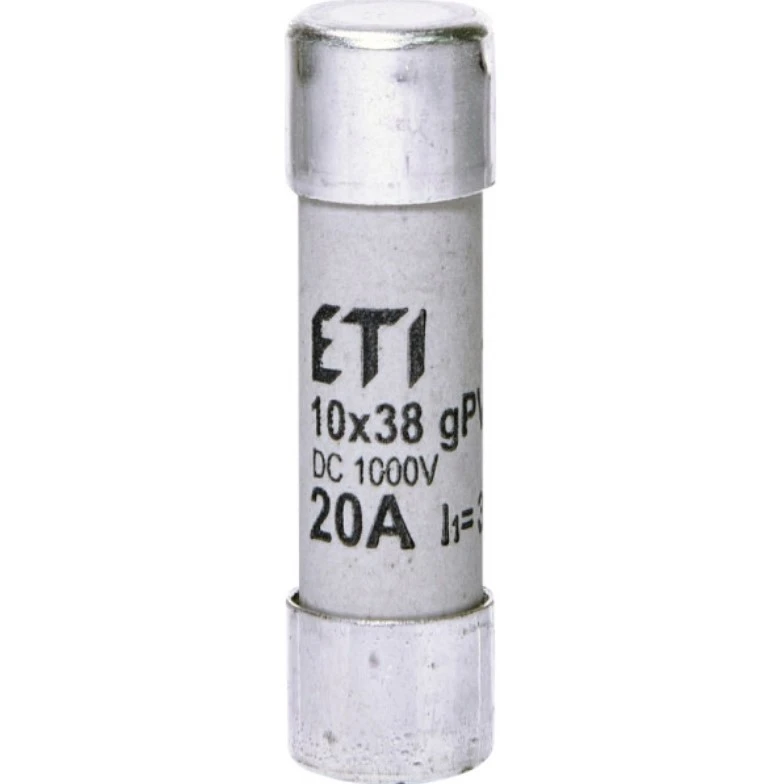 Предохранитель ETI CH 10x38 gPV 20A 1000V (30kA)