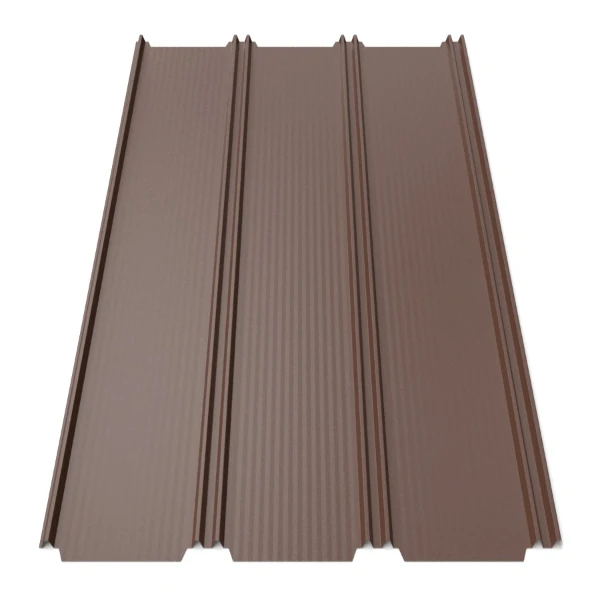 Кликфальц Tile "Фальц настил" матполиэстер SeAH 0.45 mm RAL 8017 Коричневый