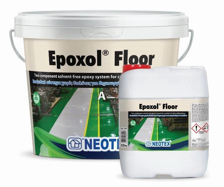 Епоксидна система для підлог NEOTEX Epoxol Floor Комплект (A+B) 13,5 кг RAL 9003 Білий
