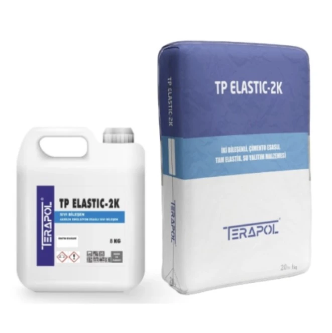 Двухкомпонентная полимер-цементная гидроизоляция Terapol TP-ELASTIC-2K мешок 20кг
