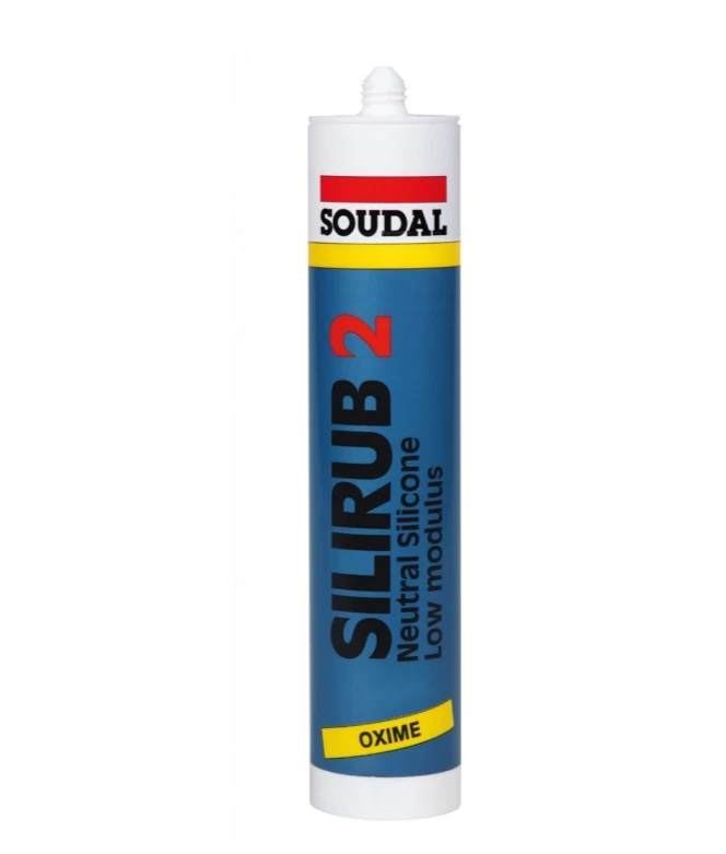 PROF Герметик нейтральный Soudal SILIRUB 2 300 мл черный