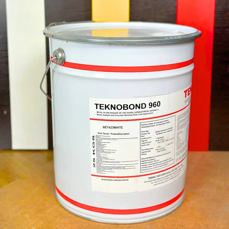 Фарба для дорожньої розмітки TEKNO Teknobond 960 25 кг, Небесно блакитний