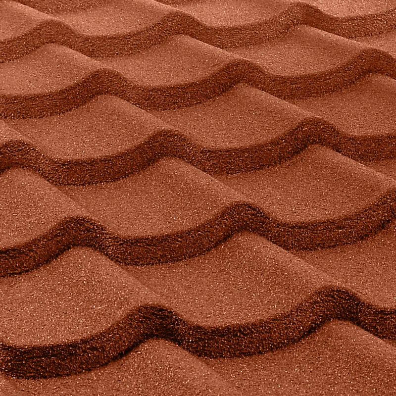 Композитная черепица QueenTile Standard Terracotta