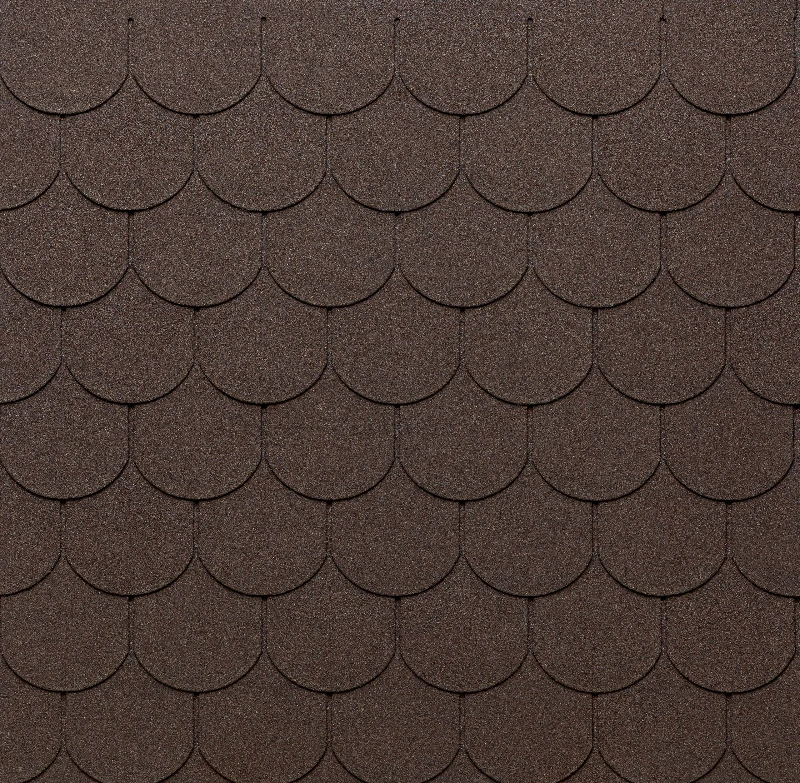 Битумная черепица Tegola Eco Roof Traditional Mixed Brown