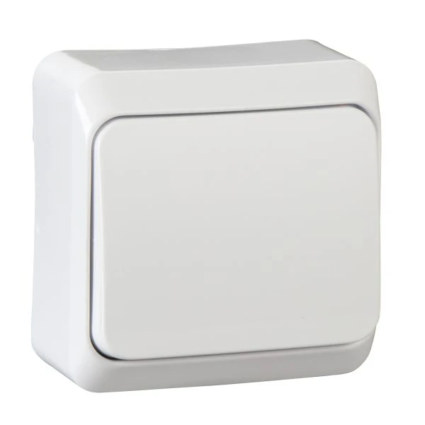 Вимикач Schneider Electric 1-кл зовн. IP20 "Prima" білий (С1) 
