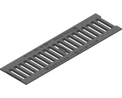 Решітка HUARATON Recyfix Standard 100 чавунна щілинна (щілина 14 мм), KTL, кл. C250, 0.5м.п.