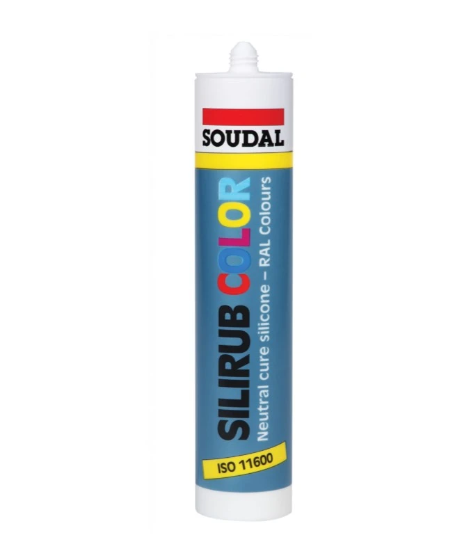 PROF Герметик Soudal SILIRUB Color Ral 7022 умбра серый 300мл