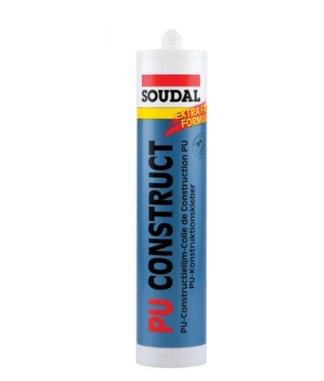 PROF Клей конструкционный Soudal PU CONSTRUCT 310мл