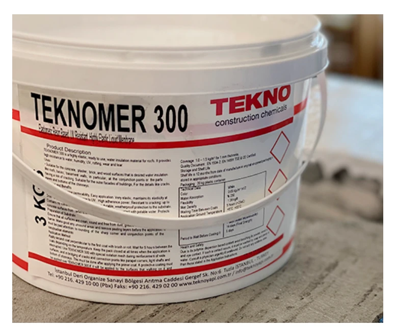 Акриловая мастика для гидроизоляции внутри помещений TEKNO Teknomer 300 3 кг