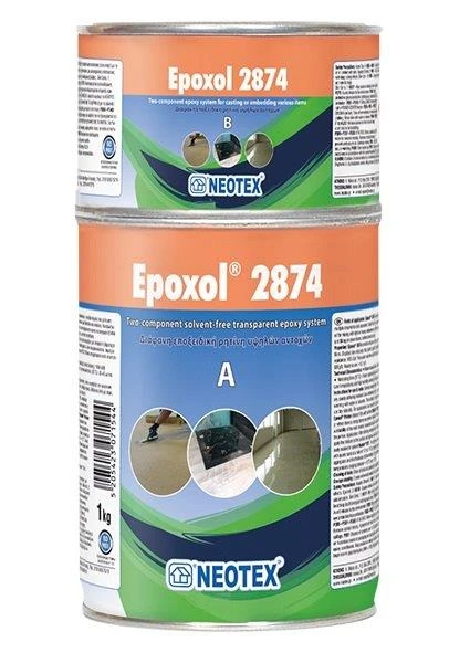 Прозора епоксидна система для підлог NEOTEX Epoxol 2874 Комплект (A+B) 15,8 кг