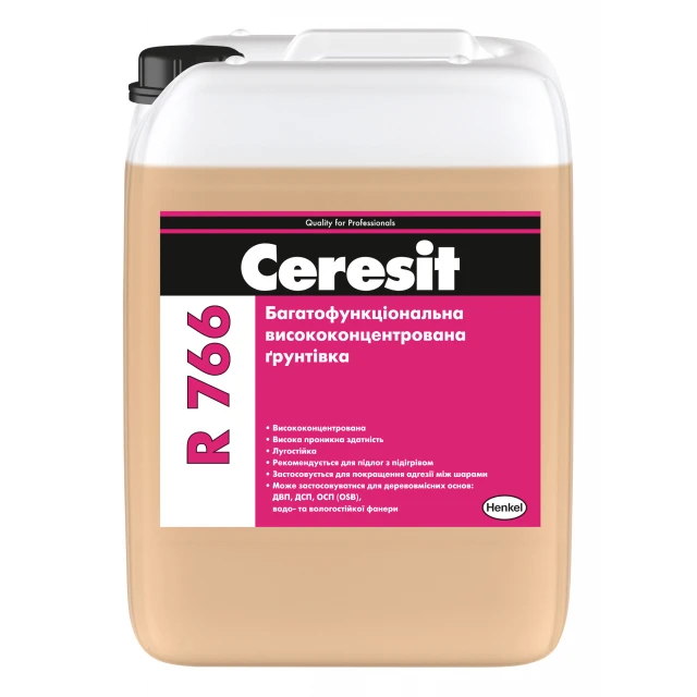 Грунтівка глибокопроникна концентрат Ceresit R766 10 л