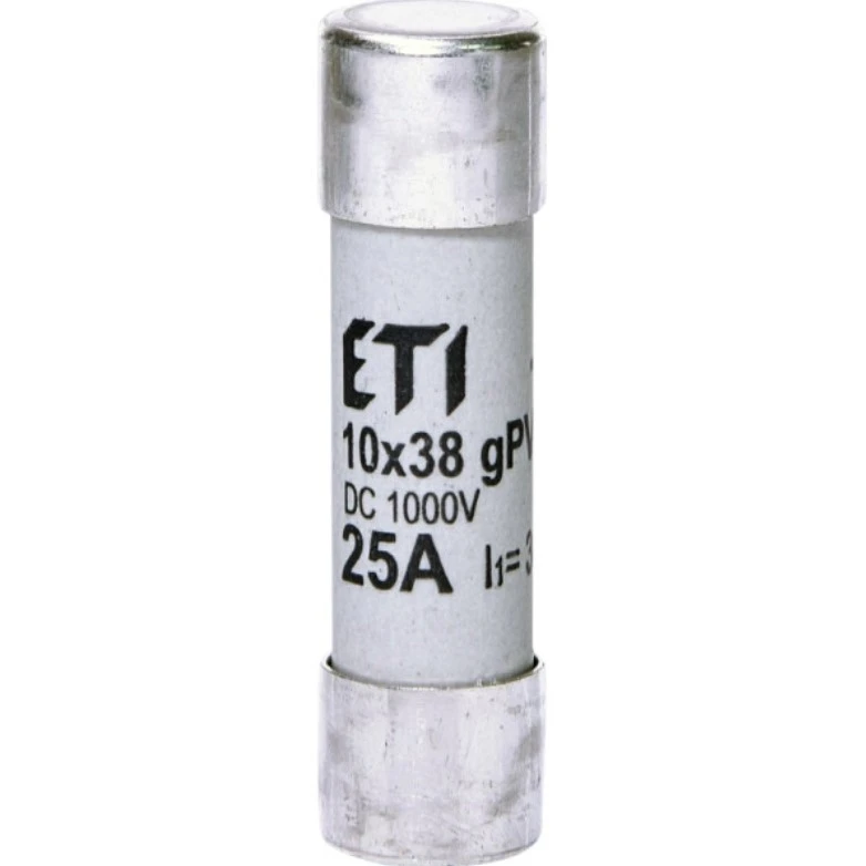 Предохранитель ETI CH 10x38 gPV 25A 1000V (30kA)