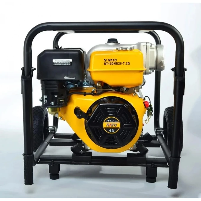 Мотопомпа для брудної води RATO RT100NB26-7.2Q(R390) 8.2кВт