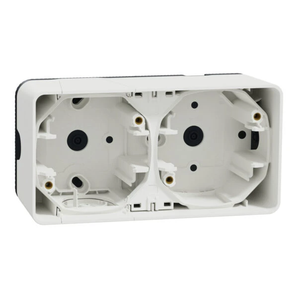 Коробка Schneider Electric для внеш. монтажа 2-ая IP55 "MUREVA S" белая (C3) 