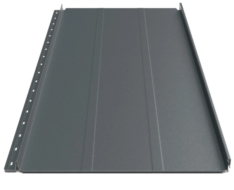 Клікфальц Будсервіс "Преміум" П3 Pladur wrinkle mat Thyssen krupp 0.50 mm RAL 7016 Графіт
