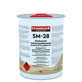 Растворитель для полиуретановых мембран Isomat SM-28 4 л, прозрачный